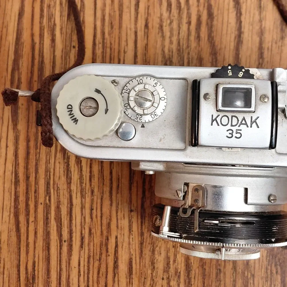 Vintage Kodak 35 Camera Anastigmat 51mm f/4.5– Untested for PARTS/REPAIR